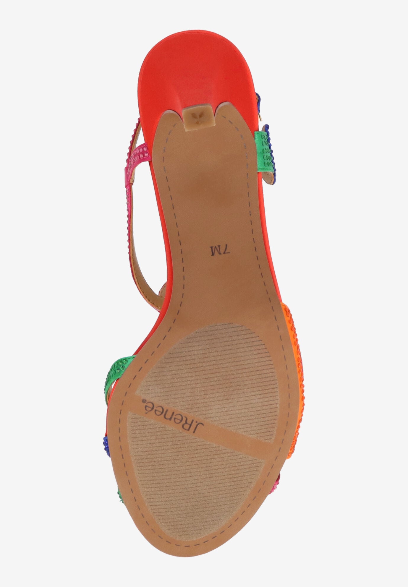 Lulah Strappy Sandal, RED, alternate image number 6