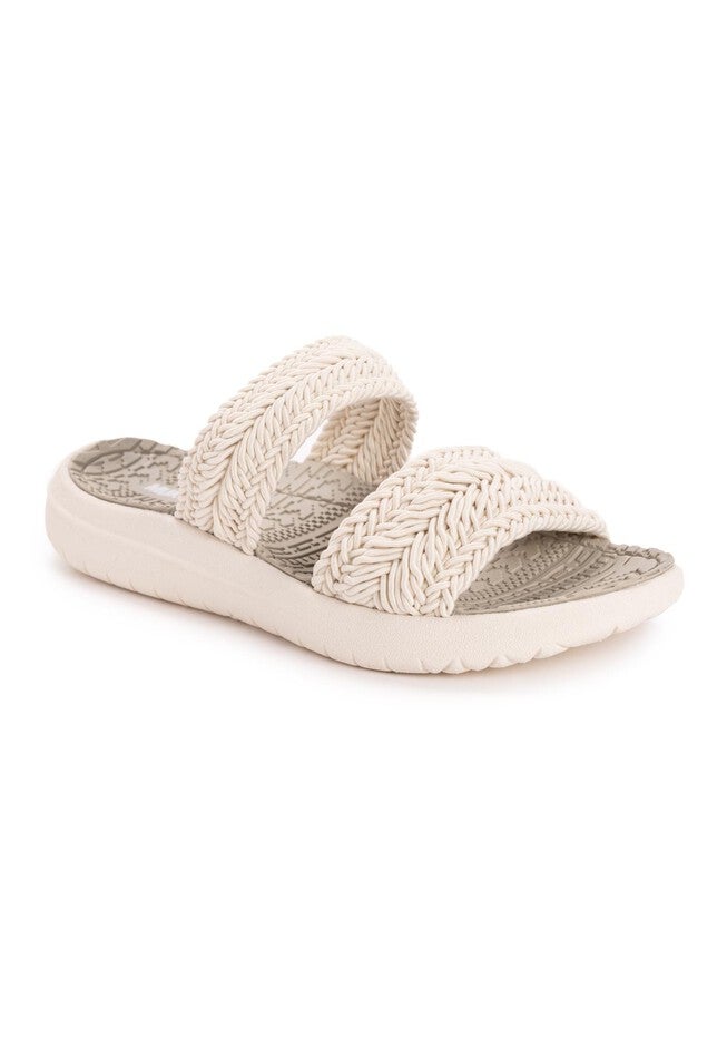 Women'S Stella 2 Strap Slide Sandal, NEUTRAL, hi-res image number 0