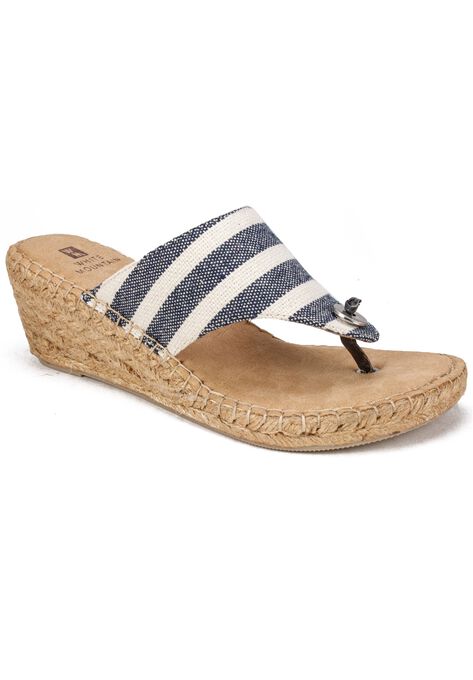 Beachball Espadrille , NAVY STRIPE, hi-res image number null