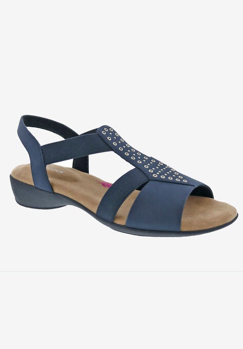 Miriam Sandal, NAVY ELASTIC, hi-res image number null