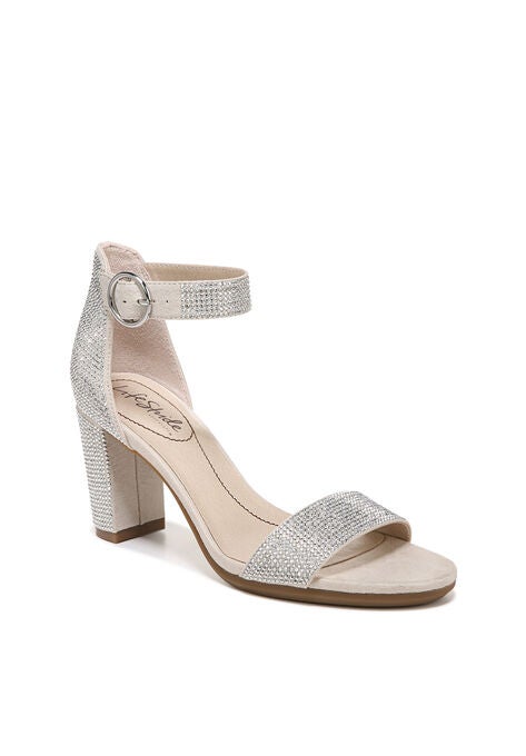Averly Glitz Sandal, ALMOND FABRIC, hi-res image number null