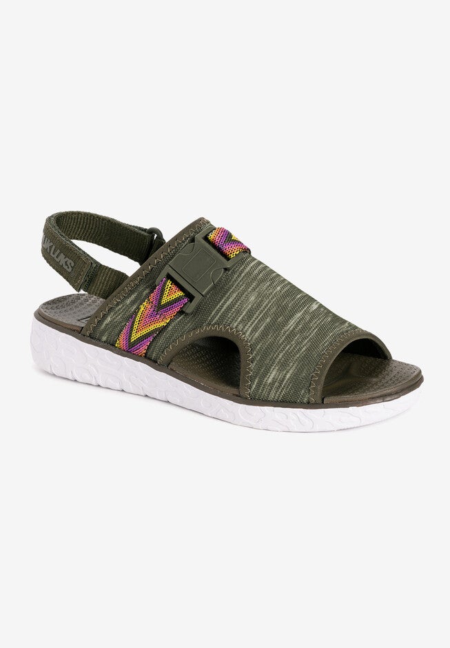 Boardwalk Parade Sandal Sandal, GREEN, hi-res image number null