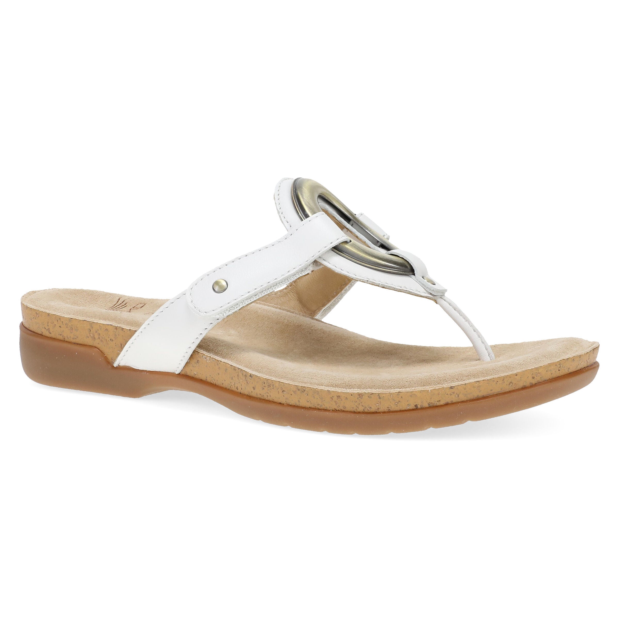 Rosalia Leather Sandal, WHITE, hi-res image number 0