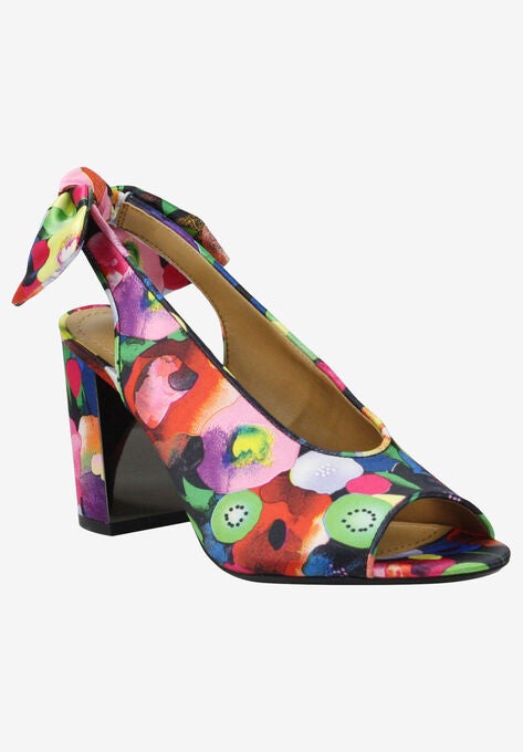 Brietta Pump , BRIGHT FLORAL, hi-res image number null