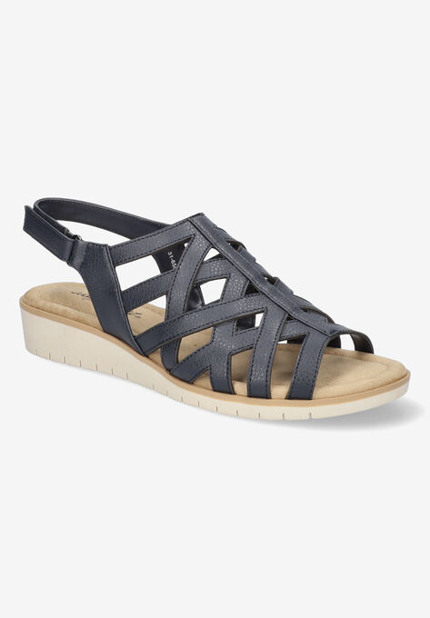 Carly Wedge Sandal, NAVY, hi-res image number null