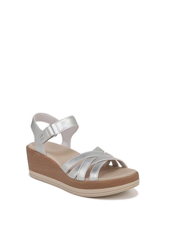 Rythym Wedge Sandal, SILVER, hi-res image number null