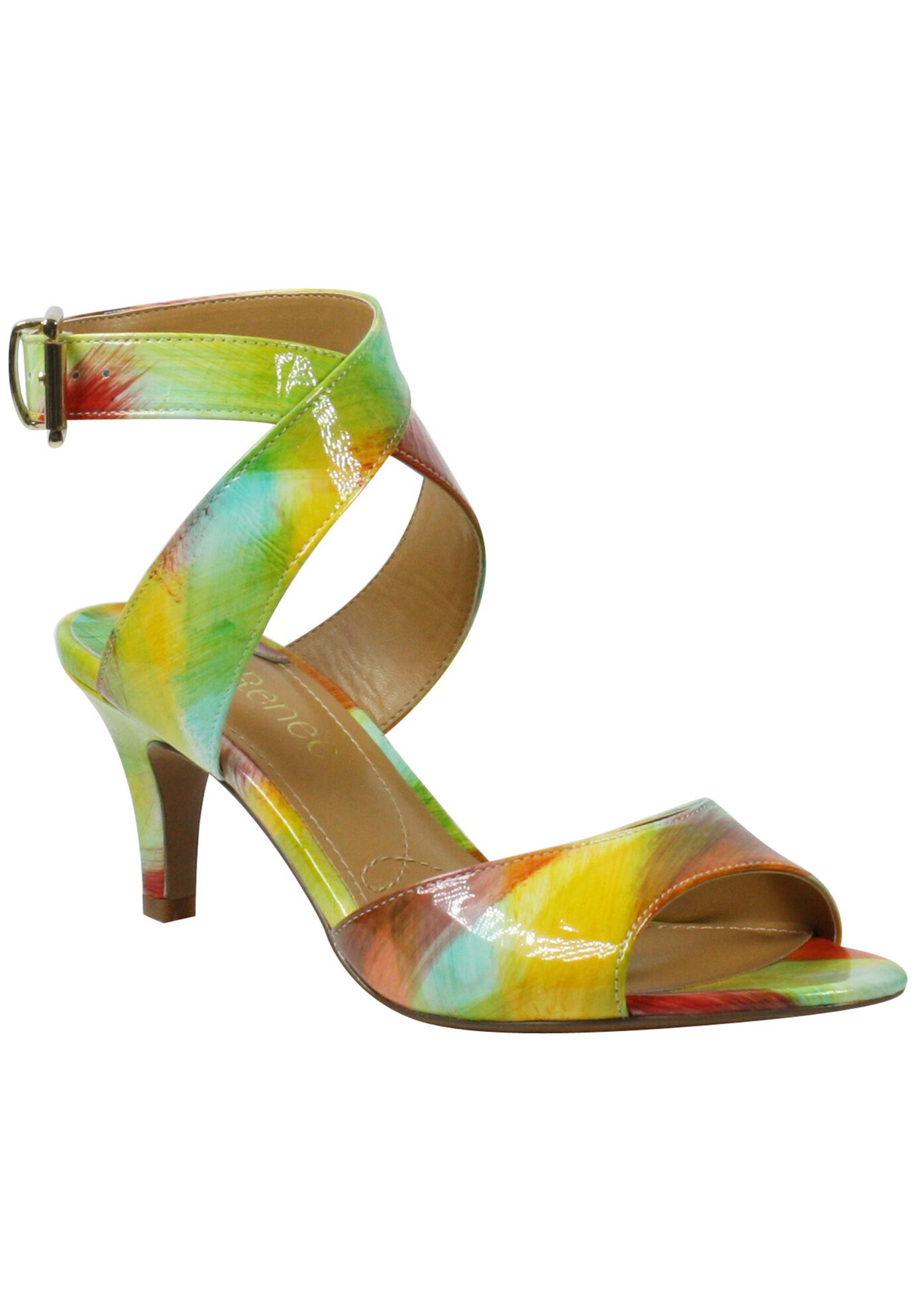 Soncino Sandals by J. Renee&reg;, BRIGHT MULTI PAINT, hi-res image number 0