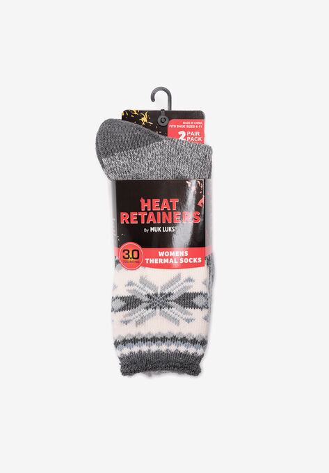 Heat Retainer 2-Pair Socks, , alternate image number null