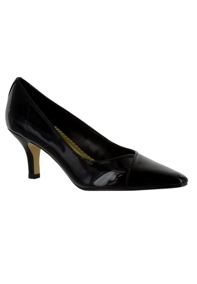 Wow Pump by Bella Vita®, BLACK PATENT, hi-res image number null
