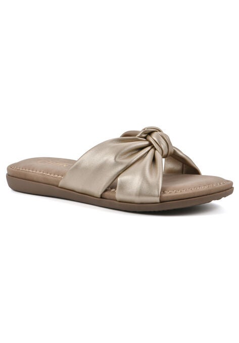 Favorite Sandals, GOLD METALLIC SMOOTH, hi-res image number null