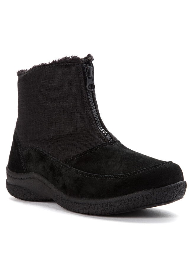 Hedy Wide Calf Boot by Propet, BLACK, hi-res image number null