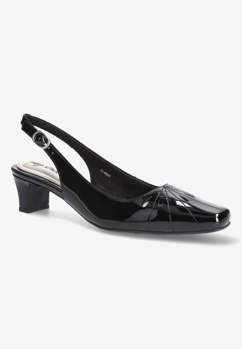 Catie Slingback, BLACK PATENT, hi-res image number null