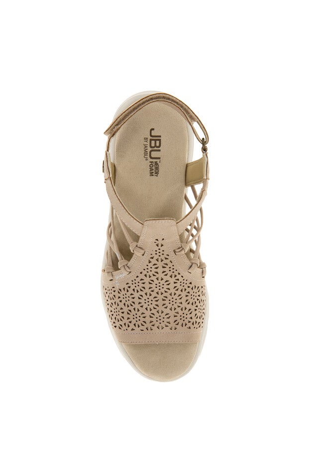 Water Lily Wedge Sandal, , alternate image number null