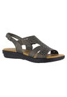 Bolt Sandals by Easy Street®, PEWTER, hi-res image number null