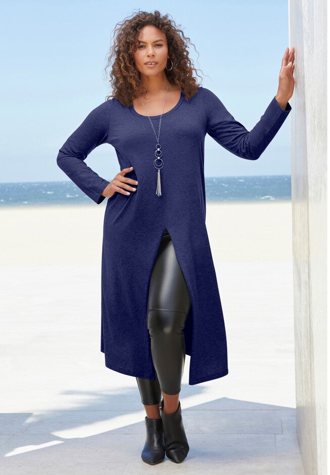 Front Slit Ultra Femme Tunic, , alternate image number 4