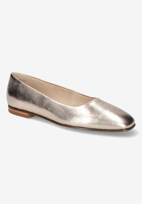 Kimiko Flats, CHAMPAGNE LEATHER, hi-res image number null