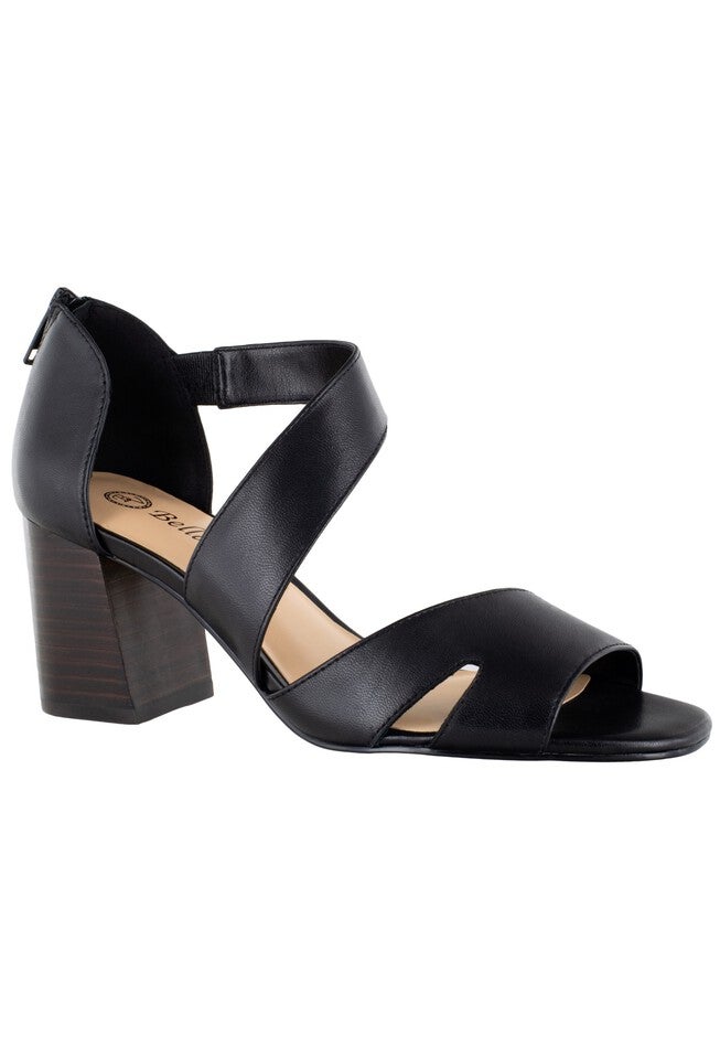 Korrine Sandal , BLACK LEATHER, hi-res image number null