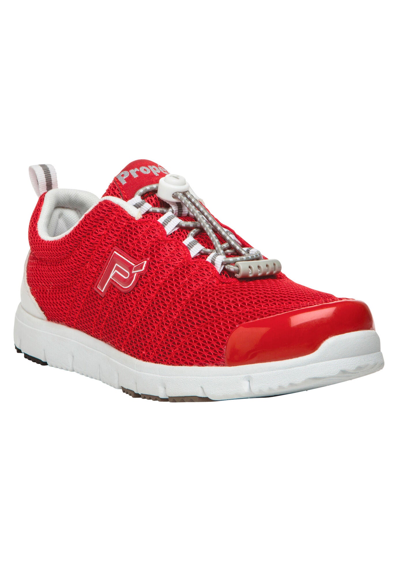 TravelWalker II Sneaker by Propet&reg;, RED MESH, hi-res image number 0