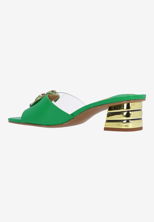 Torti Slip-On Sandal, CLEAR GREEN, on-hover image number null