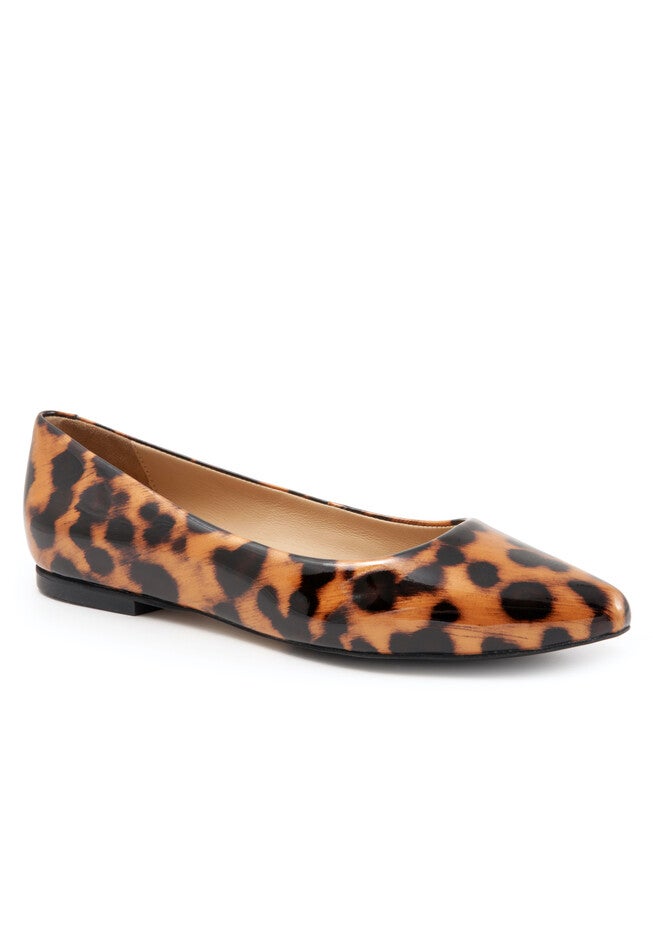 Estee Flat, TORTOISE BROWN PATENT, hi-res image number 0