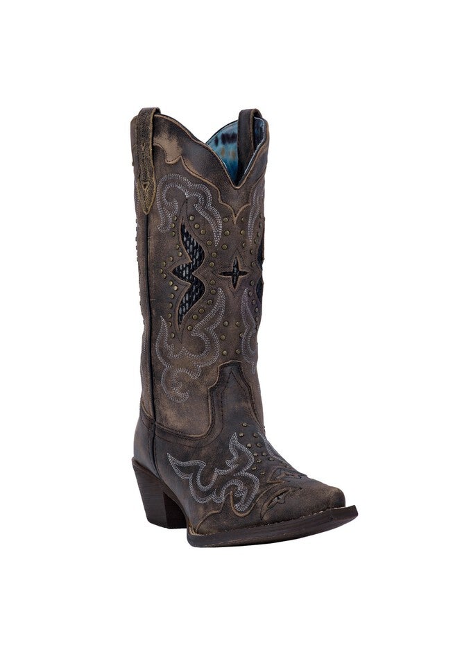 Lucretia Wide Calf Boots, BLACK TAN, hi-res image number 0