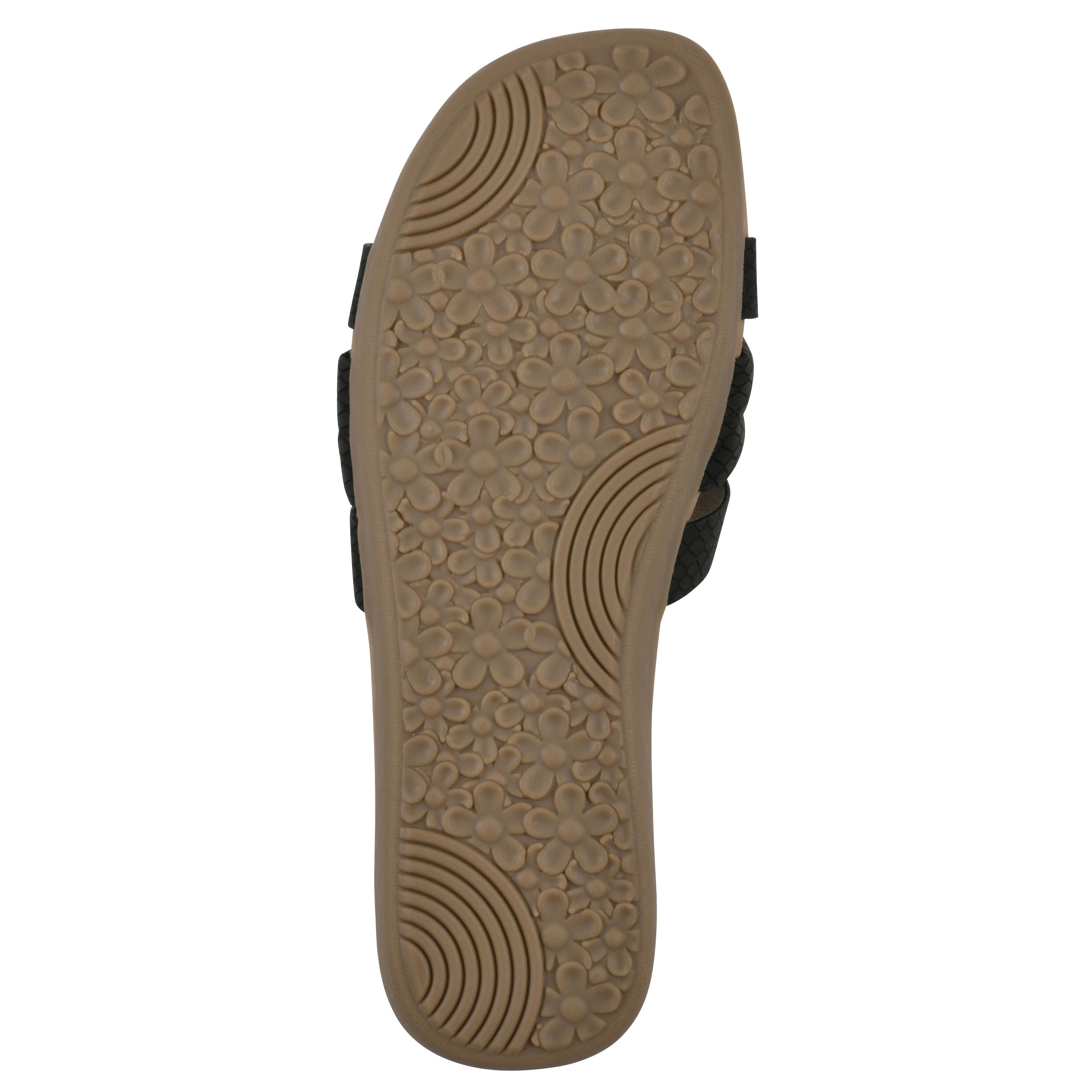 Fraley Slide Sandal, BLACK EMBOSSED, alternate image number 5
