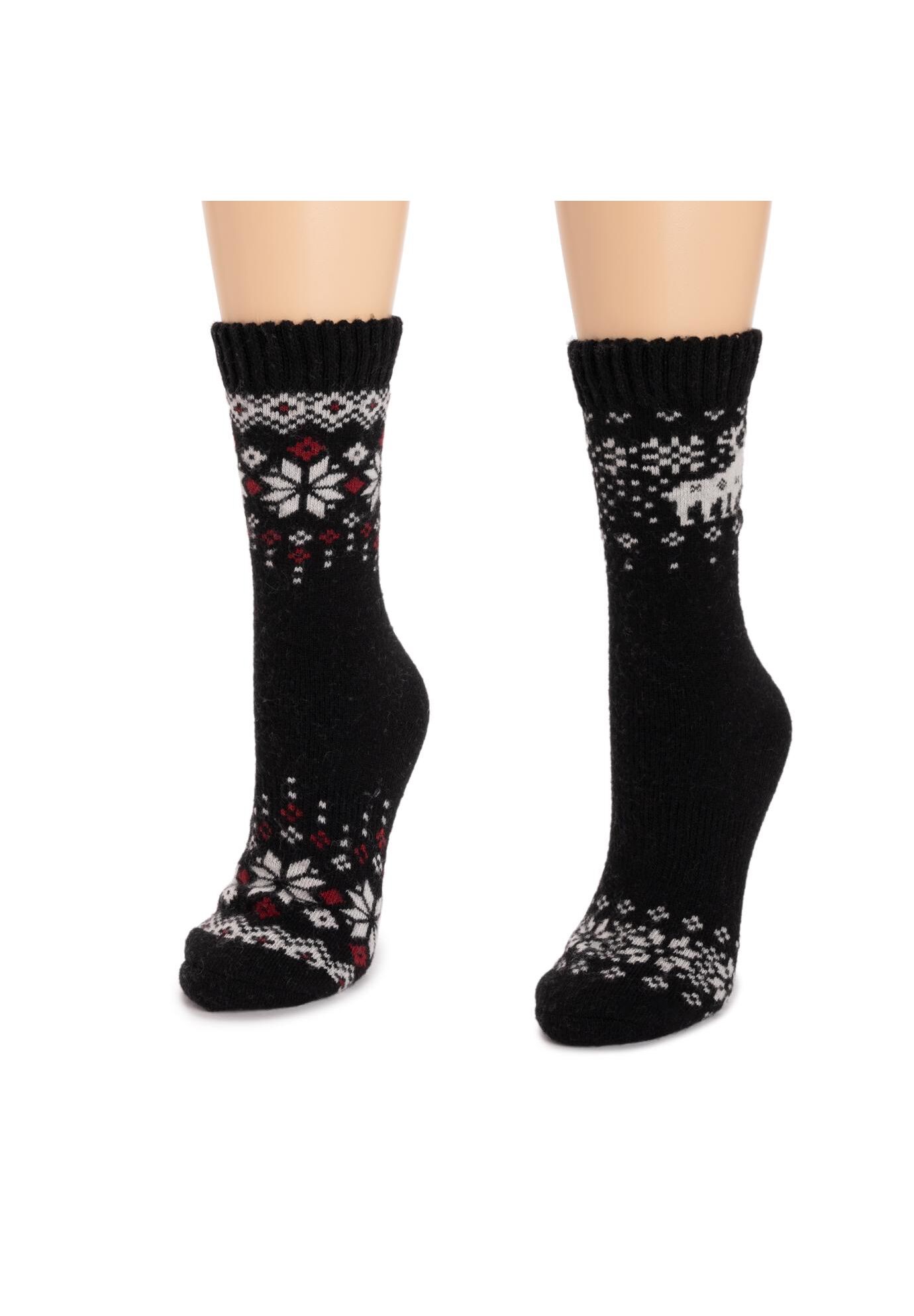 2 Pack Wool Socks, , on-hover image number 1