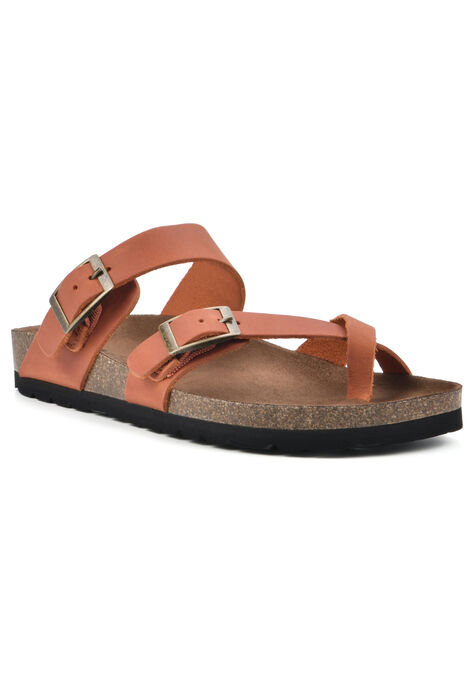Gracie Sandal, RUST LEATHER, hi-res image number null