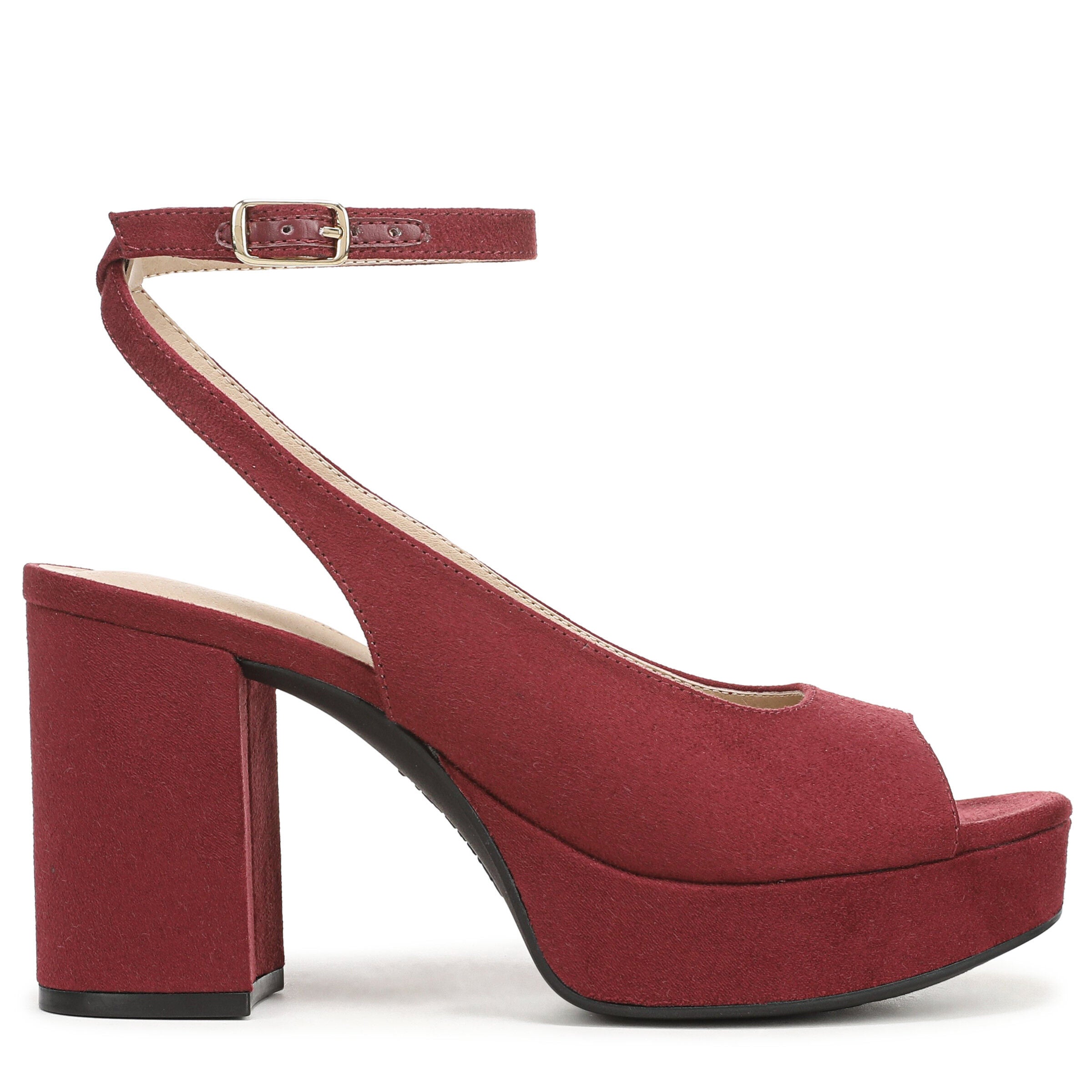 Aliyah Dress Sandal, MERLOT RED, alternate image number 3