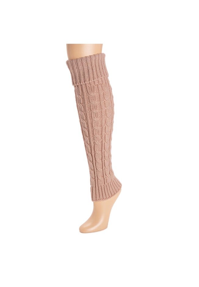 Tall Cabled Knit Legwarmer, , alternate image number null