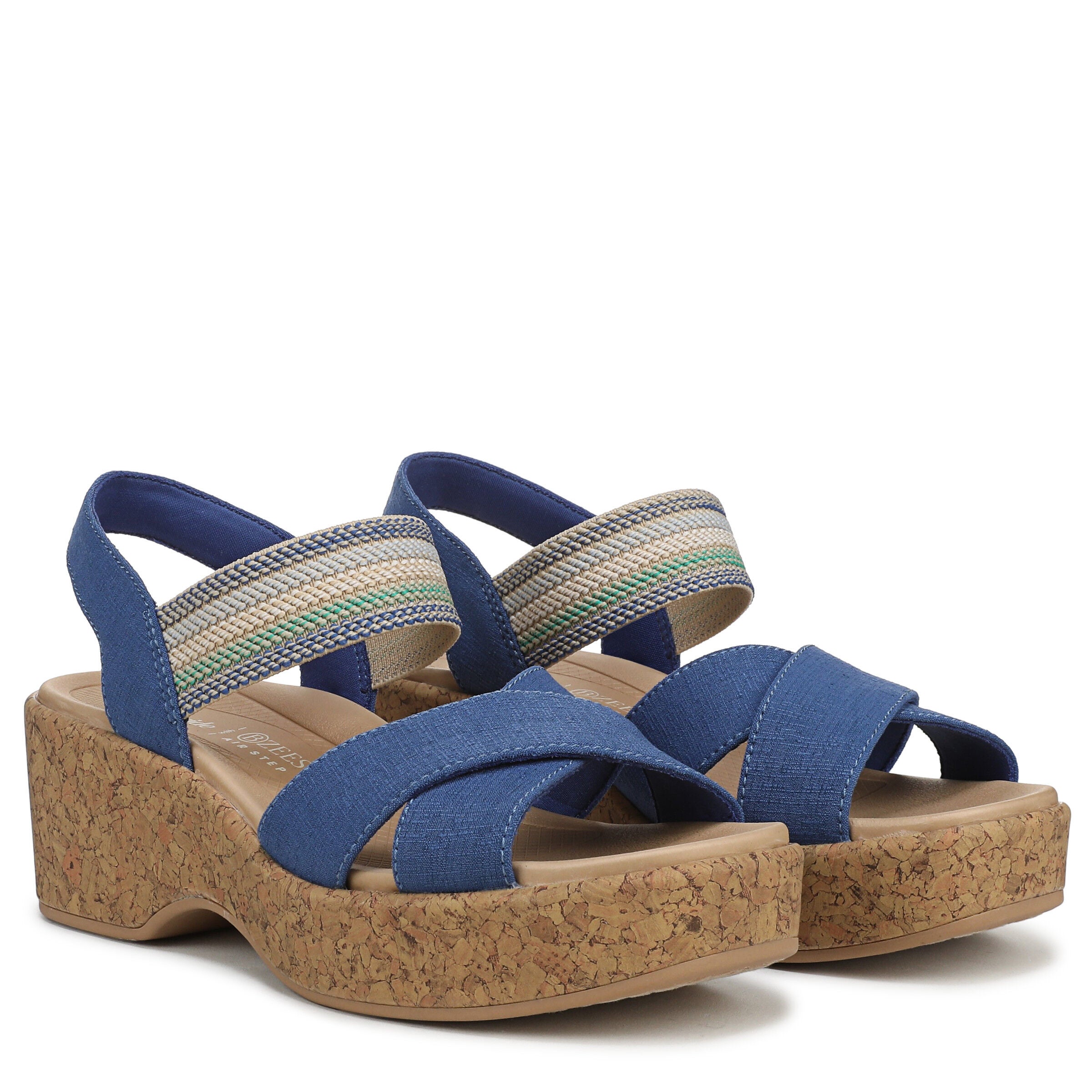 Verity Platform Sandal, DEJA VU BLUE, alternate image number 2