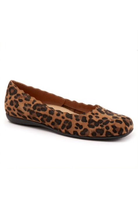 Sabine Dressy Flat, TAN CHEETAH, hi-res image number null