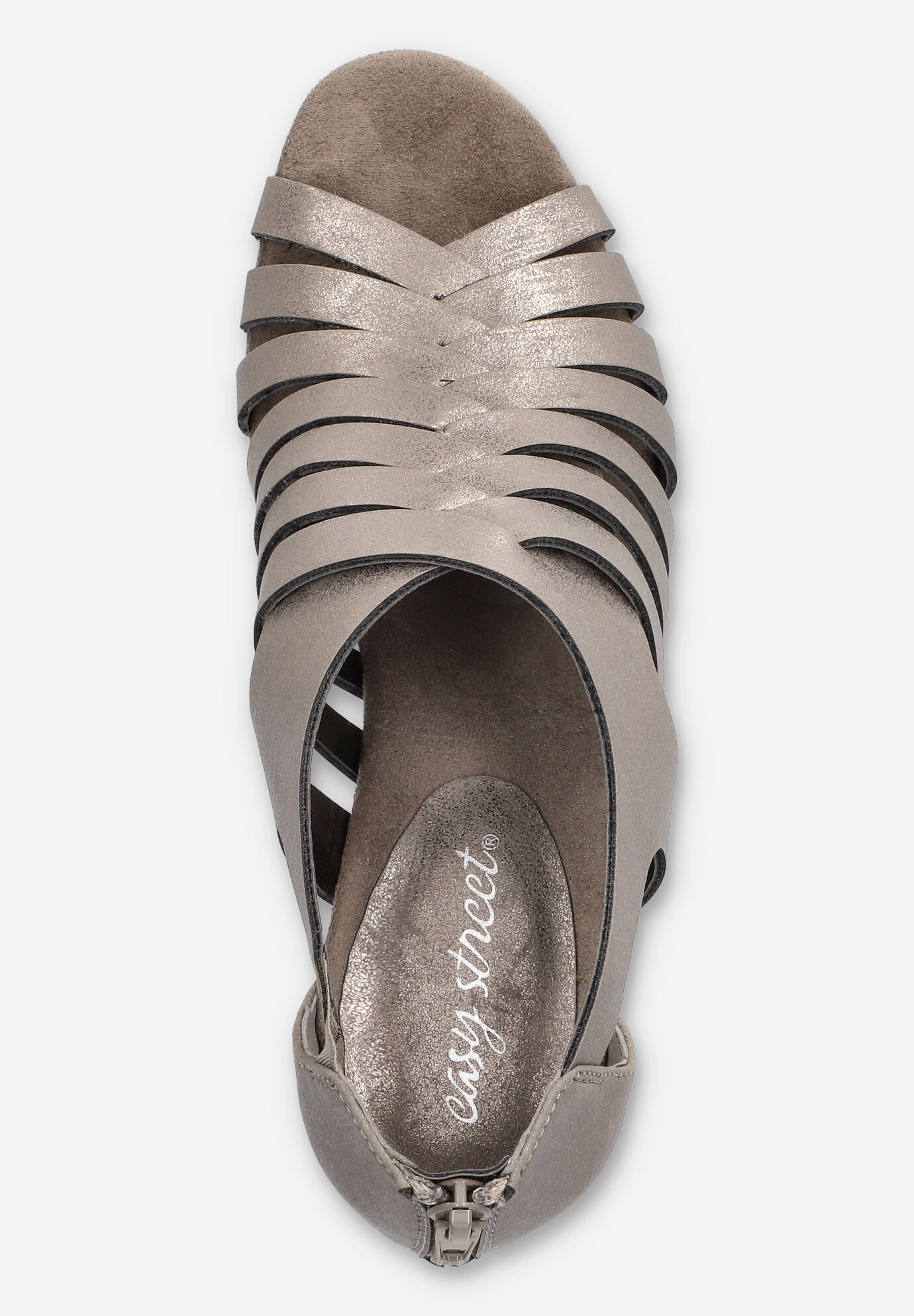 Vanni Block Heel Sandal, PEWTER, alternate image number 6