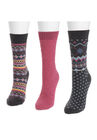 3 Pair Boot Slippers Socks, , alternate image number null