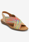 The Celestia Sling Sandal, MULTI PASTEL, hi-res image number null