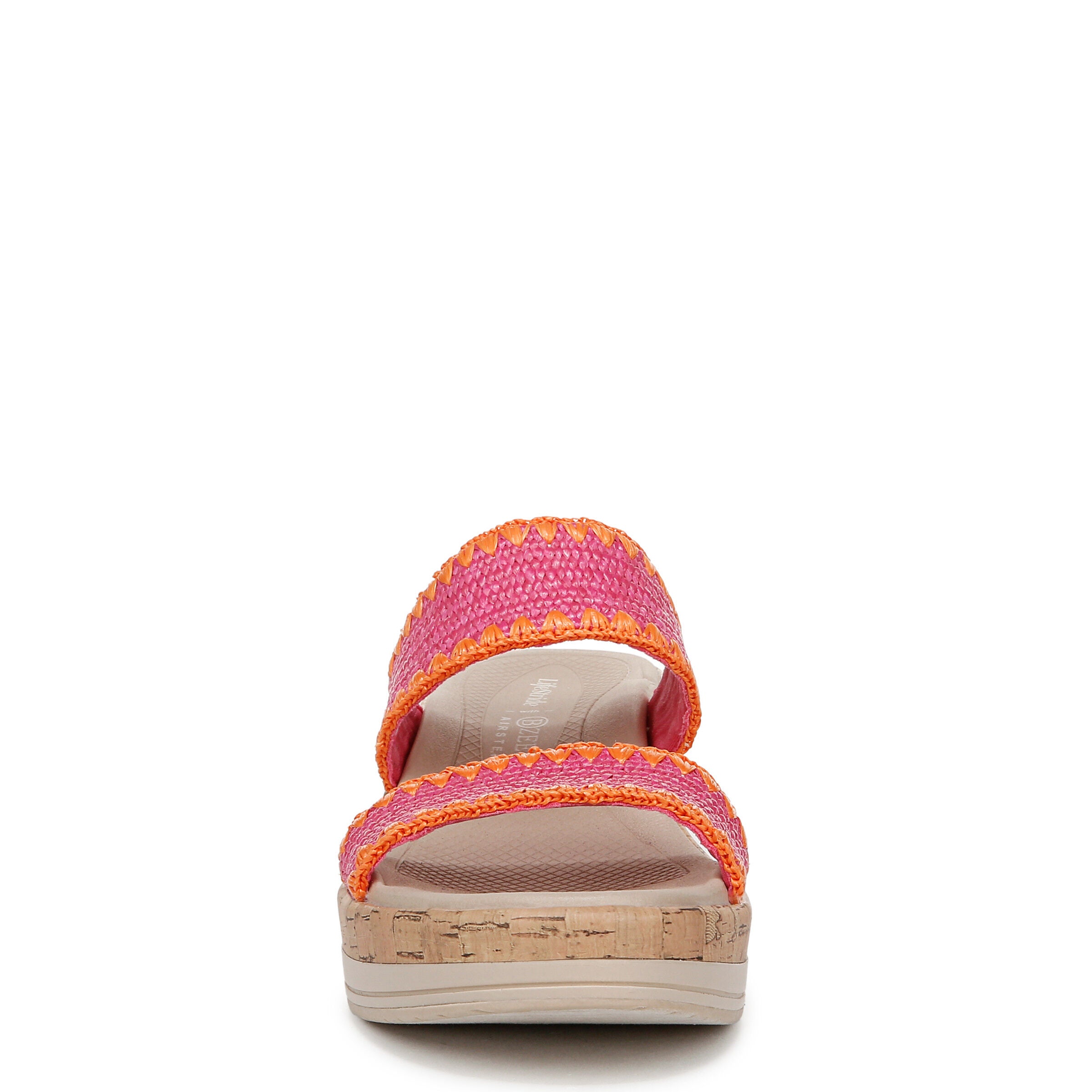 Resort Wedge Sandal, PINK MULTI, alternate image number 4