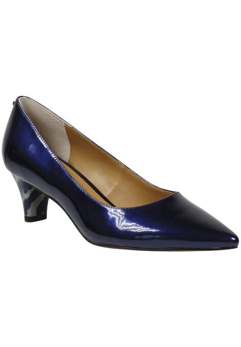 Asilah Pump , NAVY CRYSTAL PATENT, hi-res image number null