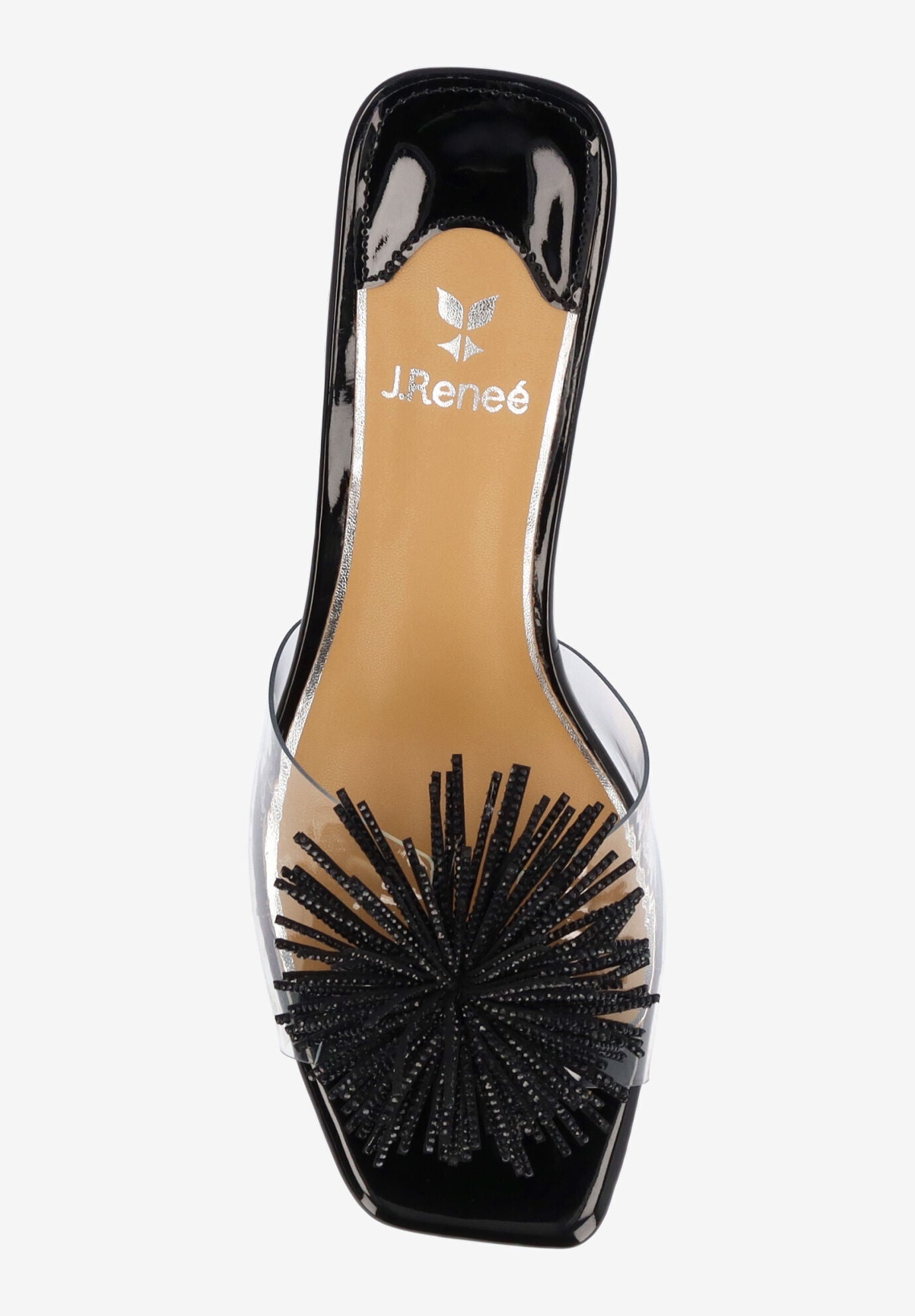 Ozara Slip-On Sandal, CLEAR BLACK, alternate image number 2