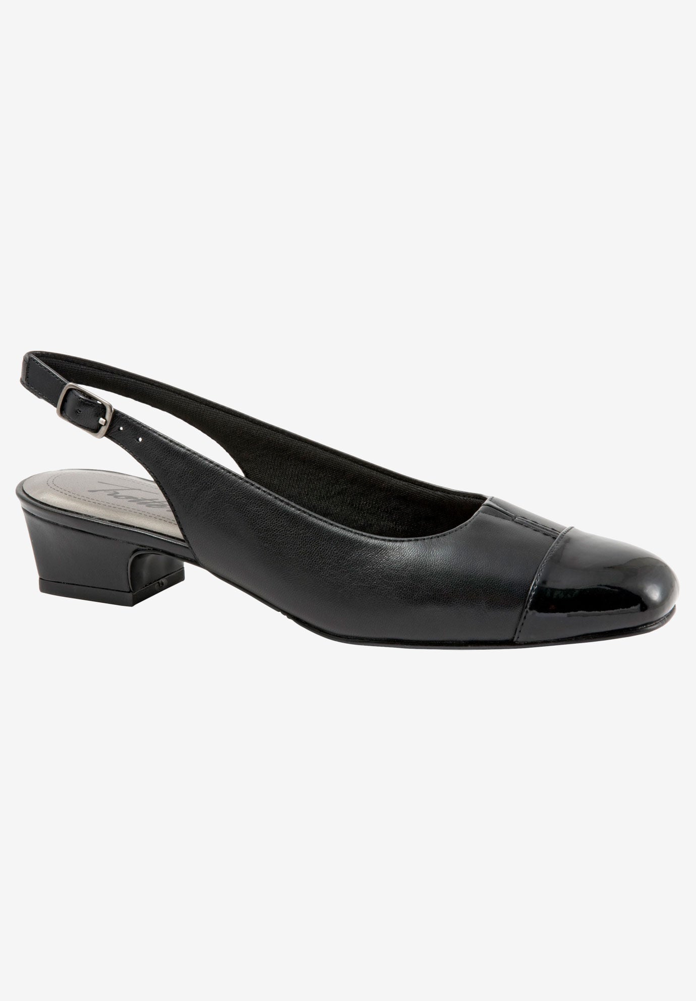 Dea Slingbacks by Trotters®, BLACK BLACK PEARL, hi-res image number 0
