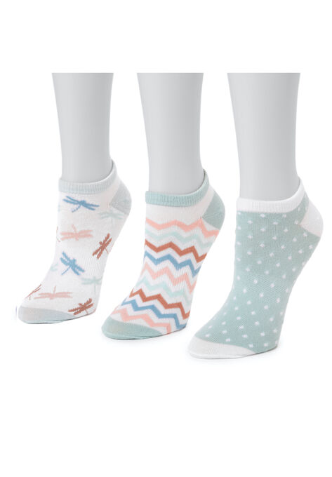 6 Pair Pack Ankle Socks, , alternate image number null