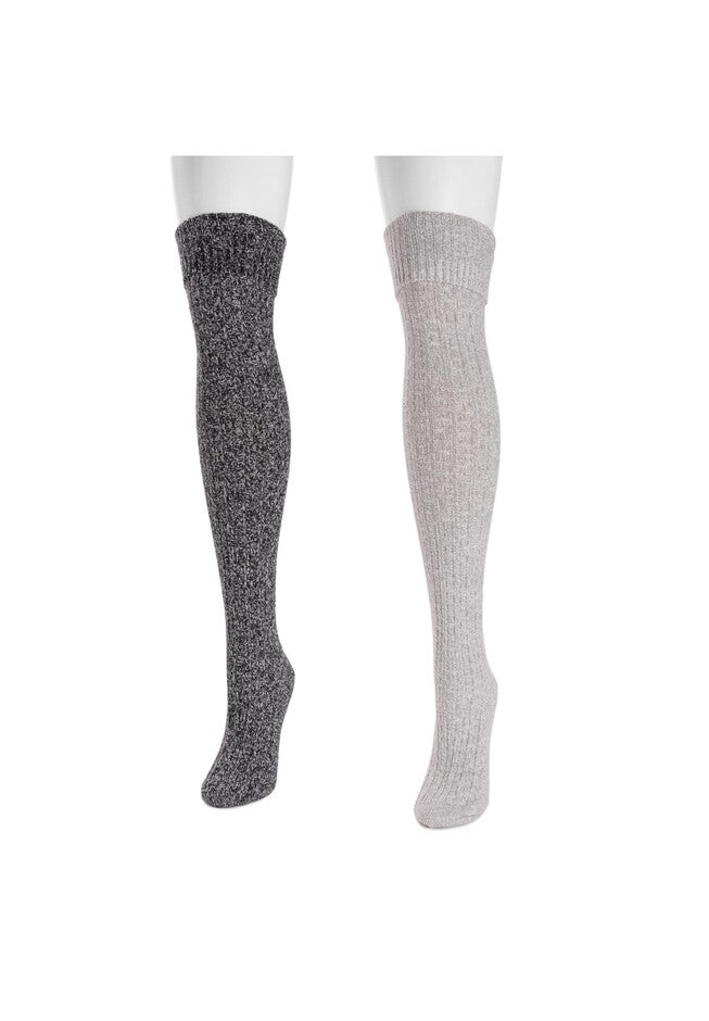 Marl Slippers Socks, , on-hover image number 1