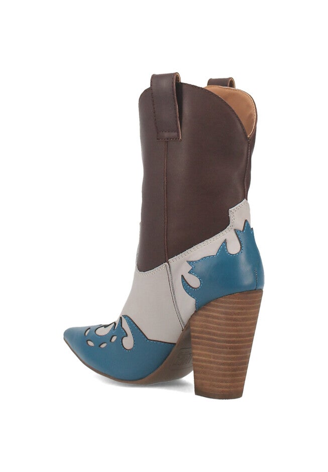 Saucy Mid Calf Western Boot, , alternate image number 8