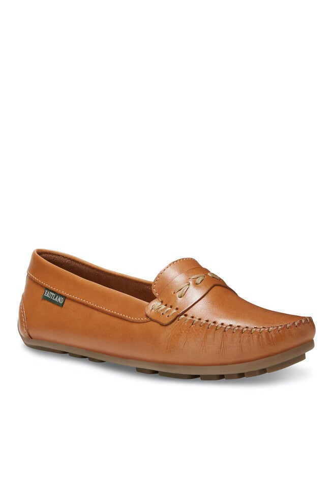 Shea Stitched Driving Moccasin, CAMEL, hi-res image number null