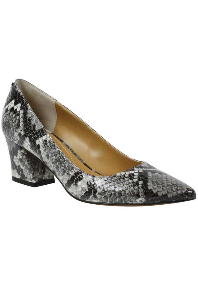 Fatemeh Pump, BLACK WHITE SNAKE, hi-res image number null