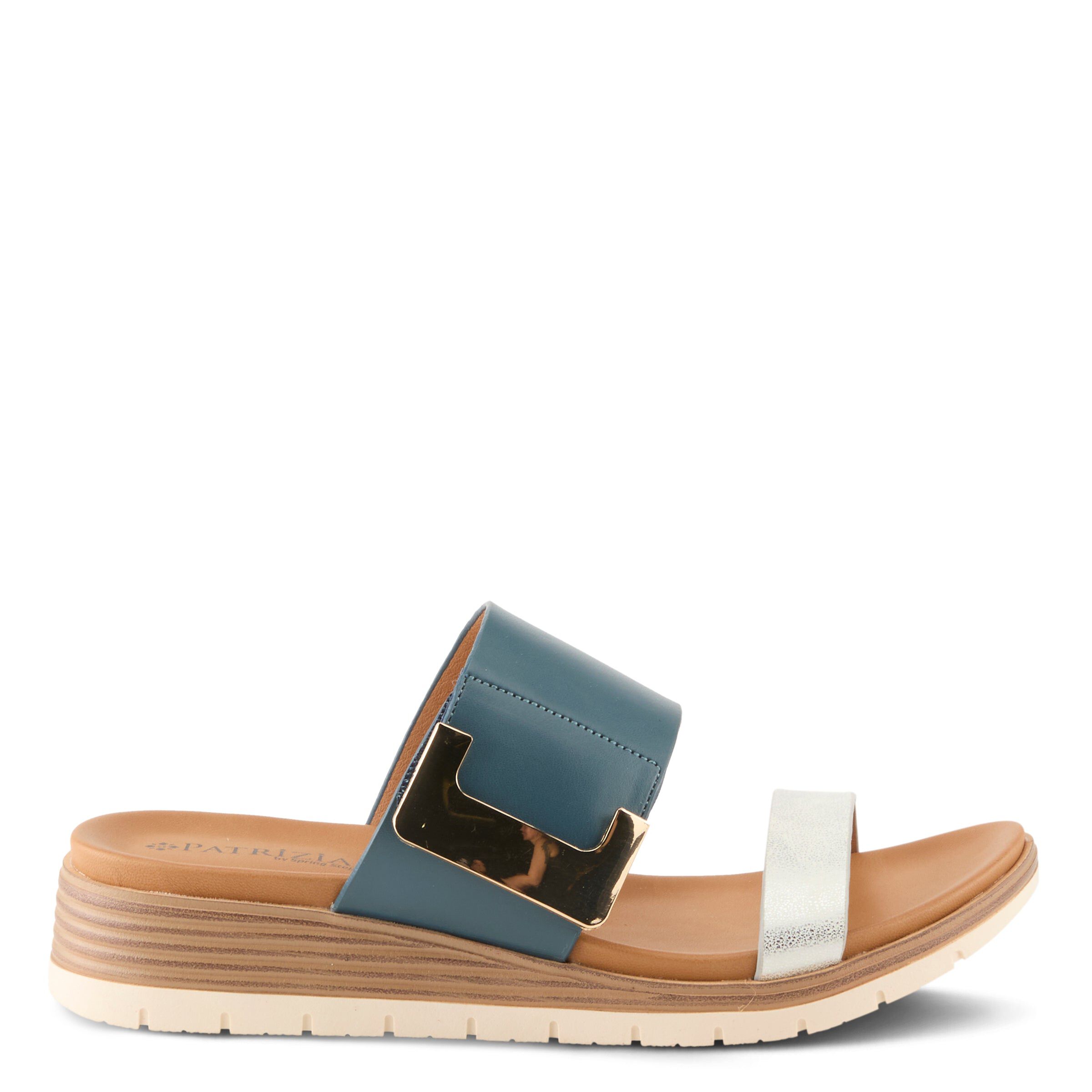 Maliyah Slide Sandal, BLUE MULTI, alternate image number 4