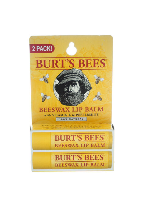 Beeswax Lip Balm Twin Pack -2 X 0.15 Oz Lip Balm, O, hi-res image number null