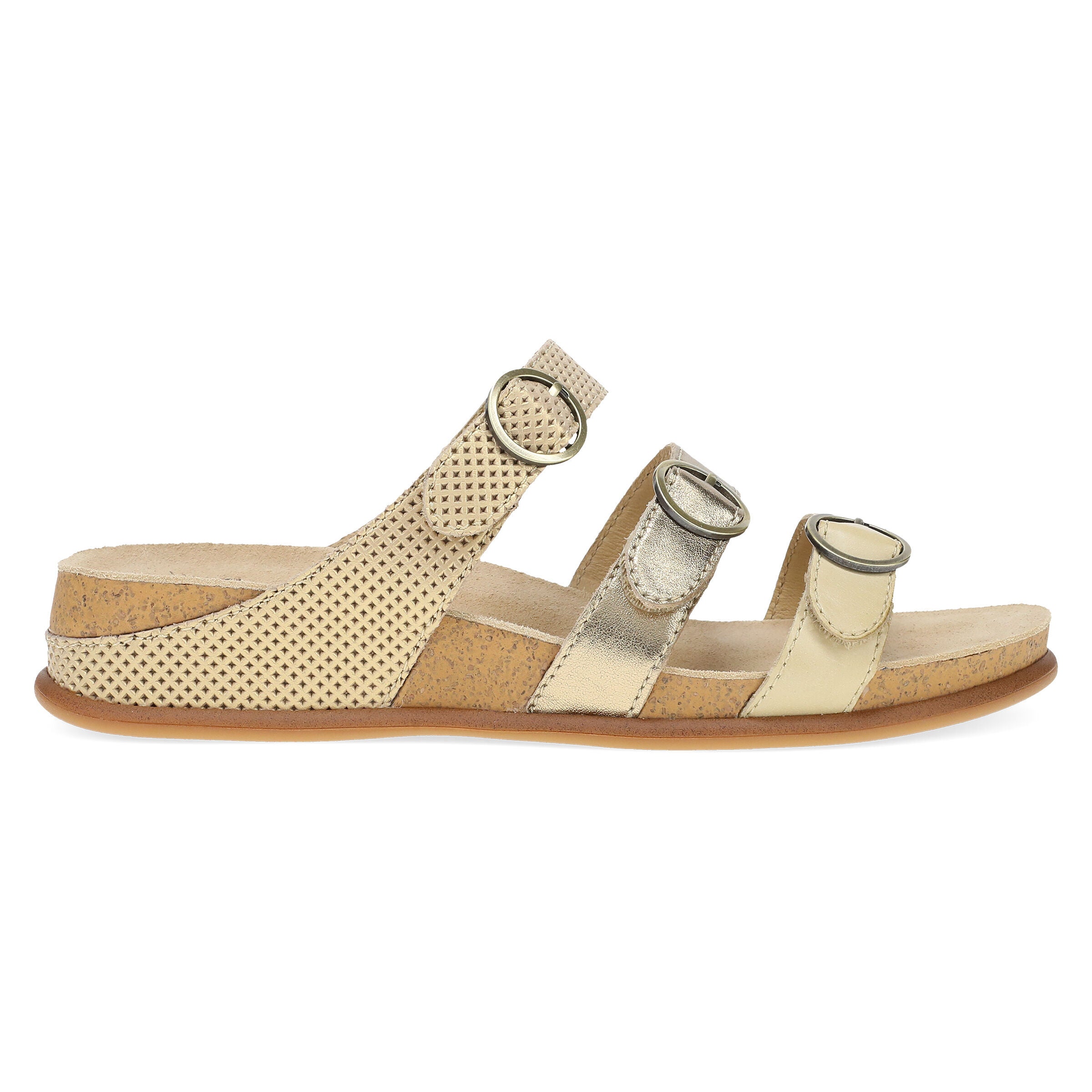 Campbell Gold Sandal, GOLD, alternate image number 4