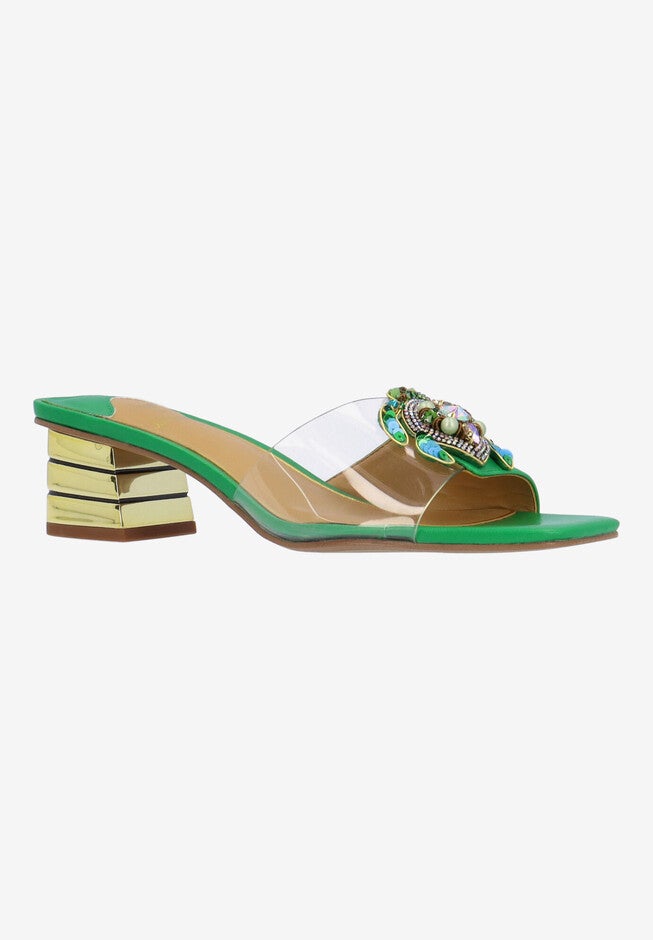 Torti Slip-On Sandal, CLEAR GREEN, hi-res image number null