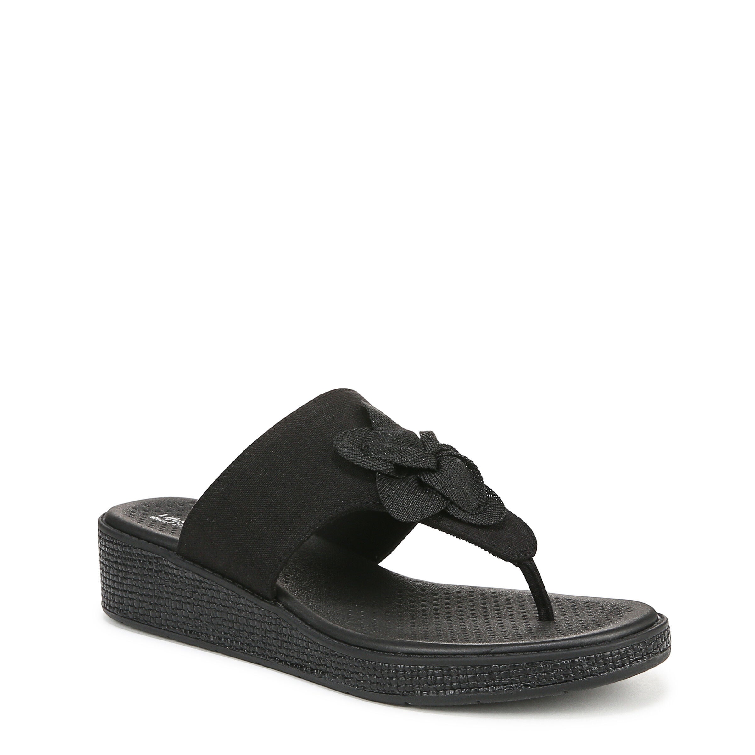 Bloom Sandal, BLACK STRETCH, hi-res image number 0