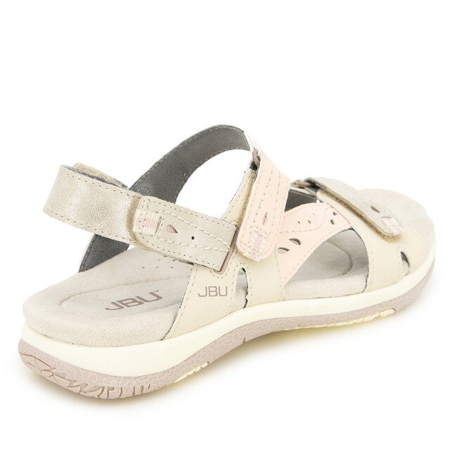 Stephie Vegan Sandal, CHALK ROSE METALLIC, on-hover image number null